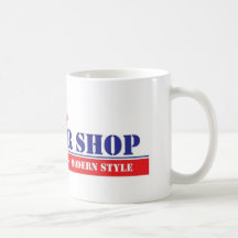 Salon de coiffure mug