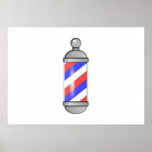 Salon de coiffure Polonais Affiche