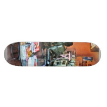 Salon de coiffure skateboard customisable
