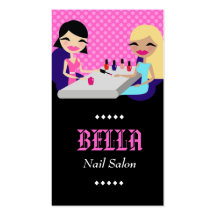 SALON du CLOU 311-PINK Cartes De Visite Professionnelles