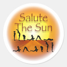 Saluez le Sun Autocollants