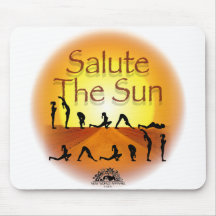 Saluez le Sun Tapis De Souris