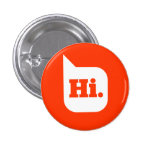 Salut bouton badges avec agrafe