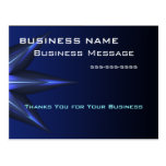 Salut carte postale technique d'affaires