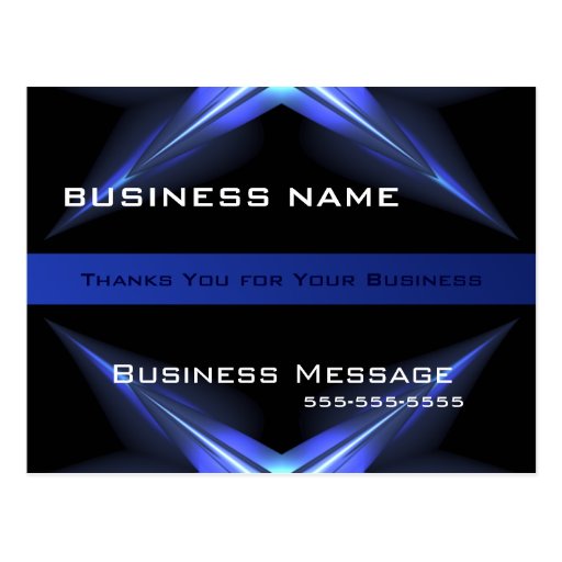 Salut carte postale technique d'affaires