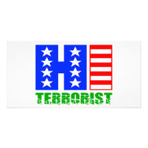 Salut terroriste photocarte personnalisée