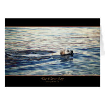 Salutation-carte de GARÇON d'EAU
