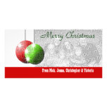 Salutation élégante de vacances de Noël Cartes Avec Photo