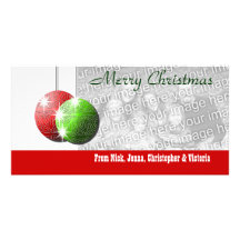 Salutation élégante de vacances de Noël Cartes Avec Photo