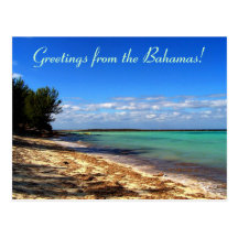 Salutations de Bahamas ! Carte Postale