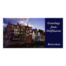 Salutations de Delfshaven, Rotterdam Cartes Avec Photo