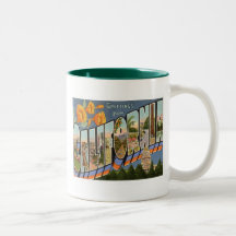Salutations de la Californie Tasses