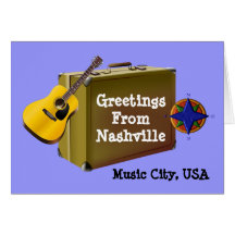 Salutations de Nashville Cartes De Vœux