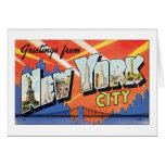 Salutations de New York City Cartes