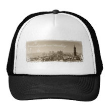 Salutations de Noël de Hambourg, Weihnachtskarte,  Casquettes De Camionneur