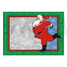Salutations de Père Noël Carte
