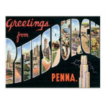 Salutations de Pittsburgh, Pennsylvanie Cartes Postales