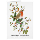 Salutations de saison cartes de vœux