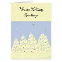 Salutations de vacances cartes de vœux