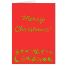 Salutations de vacances de Joyeux Noël Cartes De Vœux