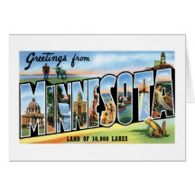 Salutations du Minnesota ! Carte