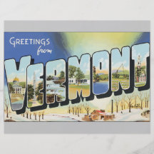 Salutations du Vermont, cru Prospectus En Couleur