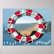 Salutations fraîches affiche