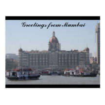 salutations Mumbai Carte Postale