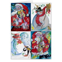 SALUTATIONS MUSICALES DE NOËL DE VACANCES CARTES DE VŒUX