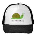 Sammy l'escargot de jardin vert casquette