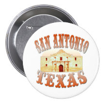 San Antonio le Texas Badges Avec Agrafe