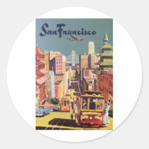 San Francisco Adhésif Rond