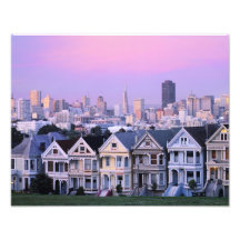 San Francisco, la Californie. Vue de victorien Photographe
