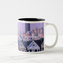 San Francisco, la Californie. Vue de victorien Tasse À Café