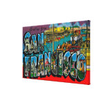 San Francisco, scènes 2 de lettre de CaliforniaLar Impressions Sur Toile