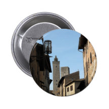 San Gimignano Toscane Italie Badges Avec Agrafe