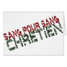 Sang versent a chanté Chrétien Carte De Vœux