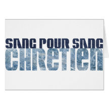 Sang versent a chanté Chrétien Jean et Marbre Carte