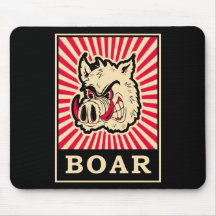 Sanglier d'art de bruit tapis de souris