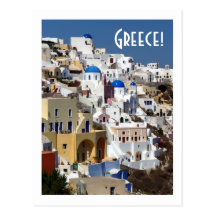 Santorini, Grèce Carte Postale