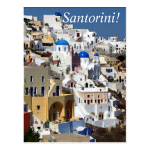 Santorini, Grèce Cartes Postales