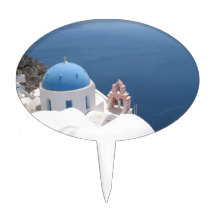 Santorini Grèce Piques À Gâteaux