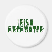 Sapeur-pompier irlandais magnets pour réfrigérateur