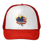 Sapeurs-pompiers américains irlandais casquettes