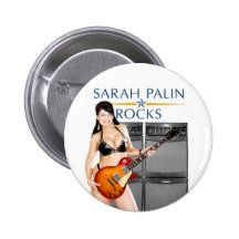 Sarah Palin bascule le bouton Badges Avec Agrafe