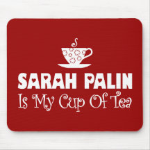 Sarah Palin est ma tasse de thé Tapis De Souris