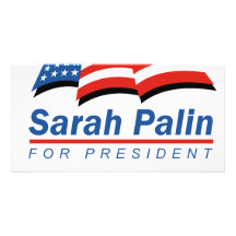 Sarah Palin pour le président Photocarte Personnalisée