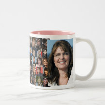 Sarah Palin - tasse de collage