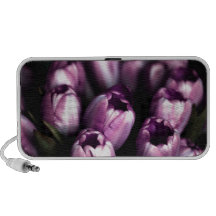 Satin pourpre haut-parleurs portables