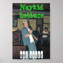 Sauce à Mac, affiche de laitue de Naykid